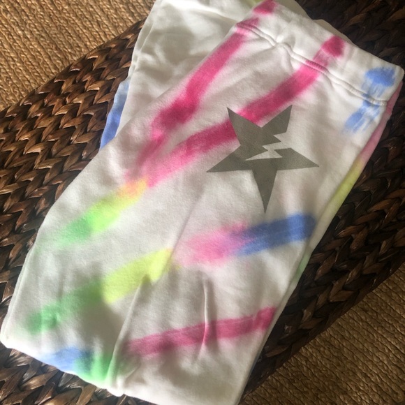 Lauren Moshi-Aqua Rainbow Star sweats - Picture 2 of 2